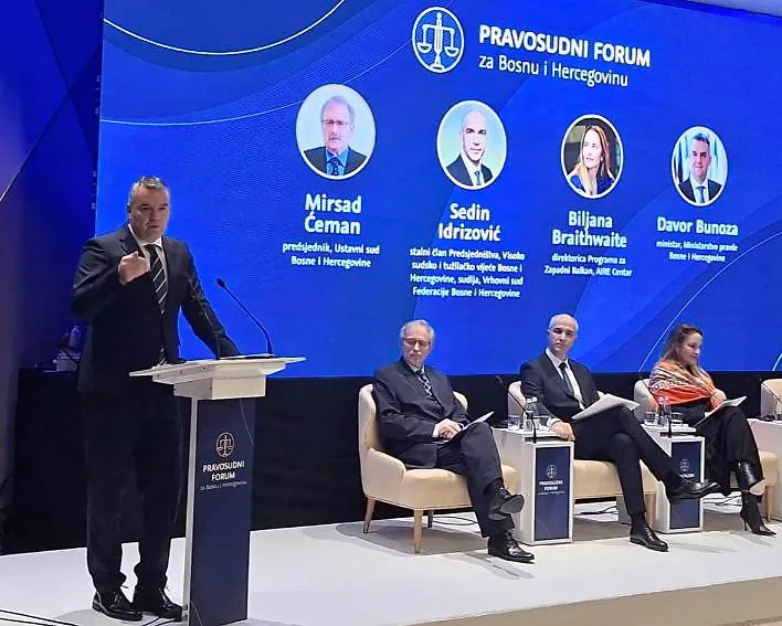 Ministar pravde Bosne i Hercegovine, Davor Bunoza sudjelovao je na otvaranju Devete godišnje konferencije u okviru Pravosudnog foruma za Bosnu i Hercegovinu