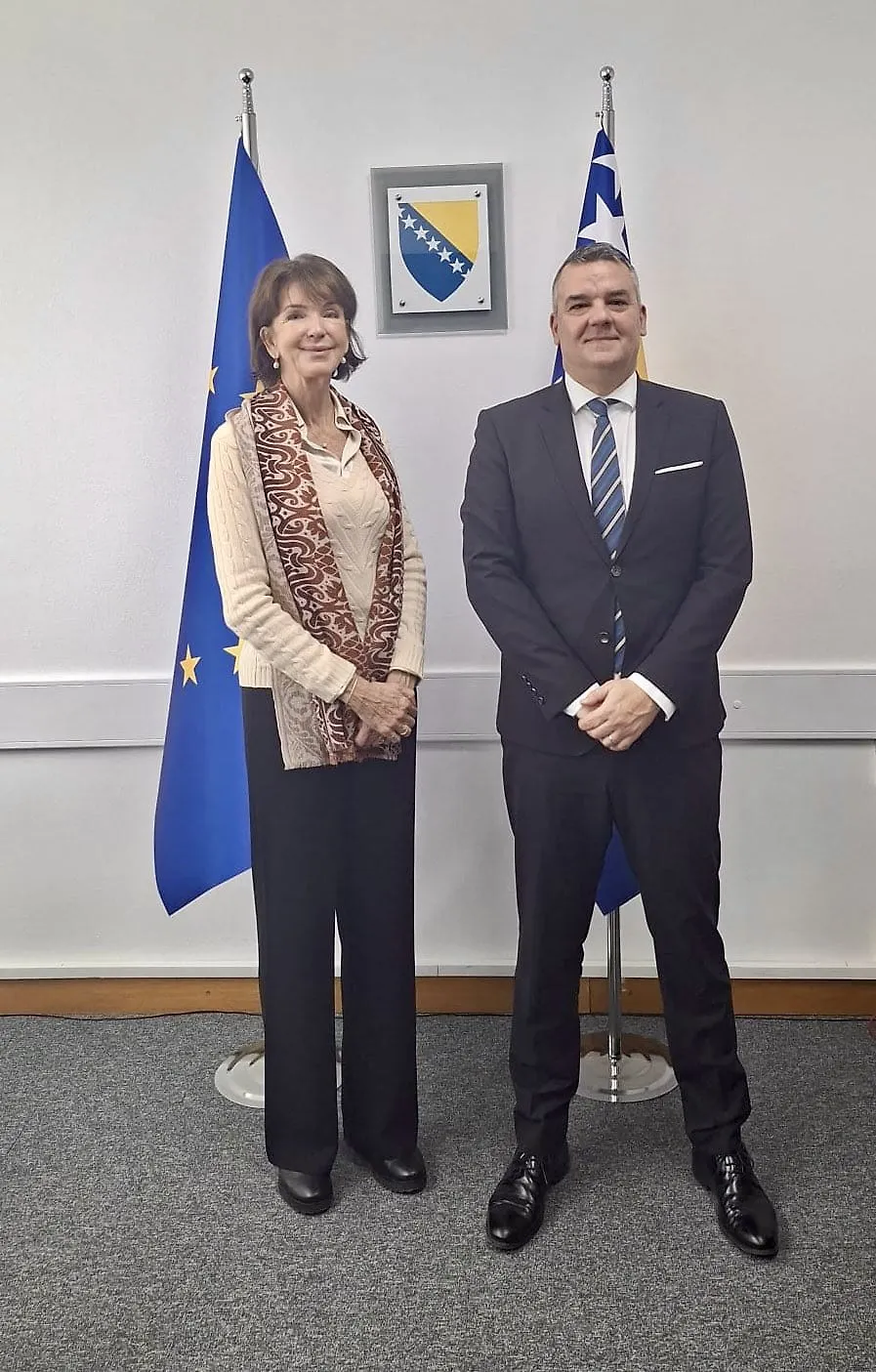 Održan sastanak ministra pravde BiH Davora Bunoze s rezidentnom koordinatoricom Ujedinjenih naroda Arnhild Spence