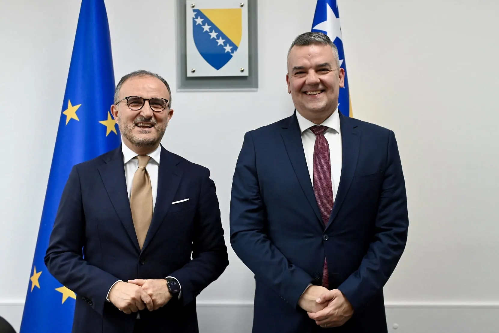 Ministar pravde BiH Davor Bunoza i veleposlanik EU u BiH Luigi Soreca o reformama i europskom putu