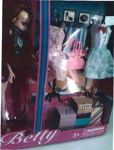 Dječija igračka set 2530615 - Lutka Betty