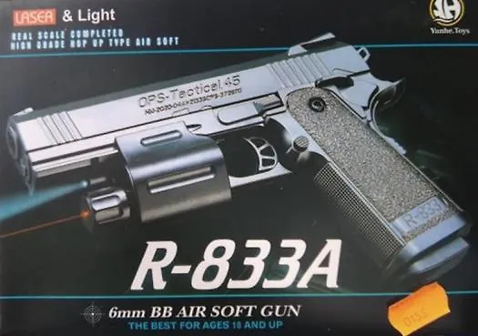 Laserska igračka pištolј  BB Airsoft Gun R-833A