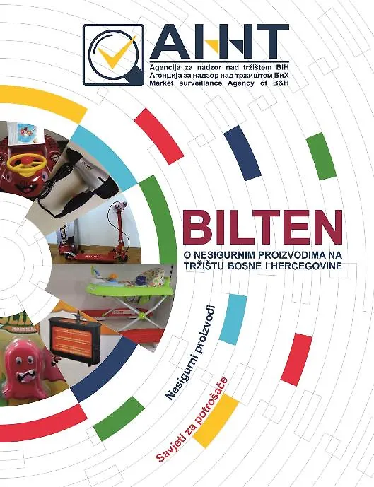 Objavljen Bilten o nesigurnim proizvodima na tržištu BiH za 2019. godinu
