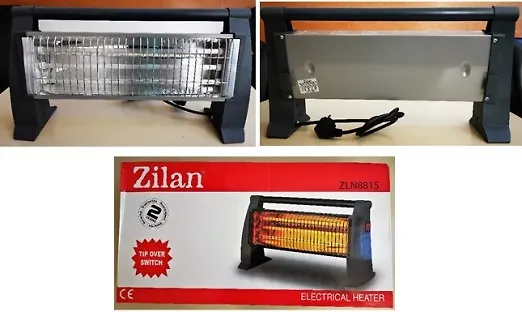 Električna kvarcna grijalica ZILAN tip ZLN8815