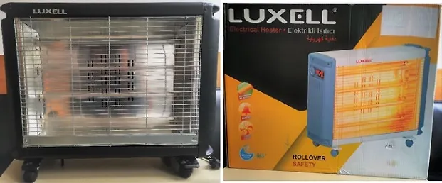Električna kvarcna grijalica LUXELL tip LX-2811-2