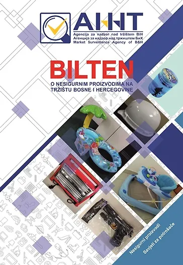Objavljen Bilten o nesigurnim proizvodima na tržištu BiH za 2020. godinu