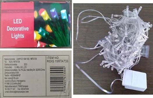 Svjetlosni lanac 100 LED decorative lights tip ROIG 19RTA739