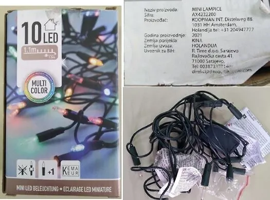 Svjetlosni lanac Mini LED lights 10 LED tip AX4232200