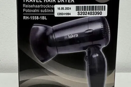 Putni fen za kosu Iskra, model RH-1558-1BL