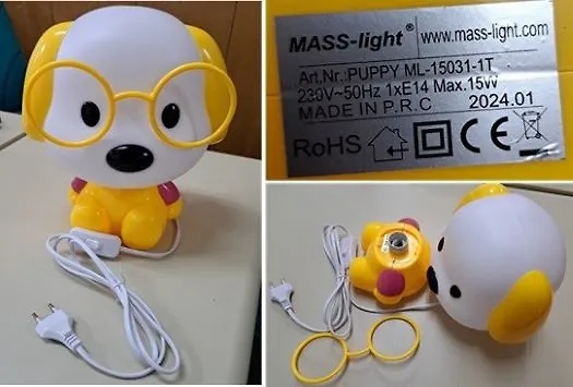 Dječija svjetiljka Mass-Light, tip PUPPY ML-15031-1T