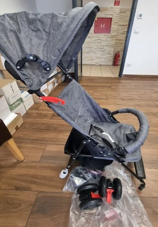 Dječija kolica kišobran Grey Basic Kathie