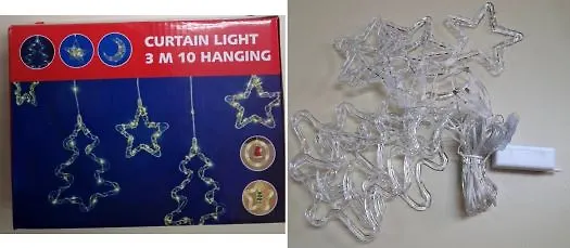 Svjetlosni lanac, Curtain Light 3 M 10 Hanging, nepoznatog tipa 