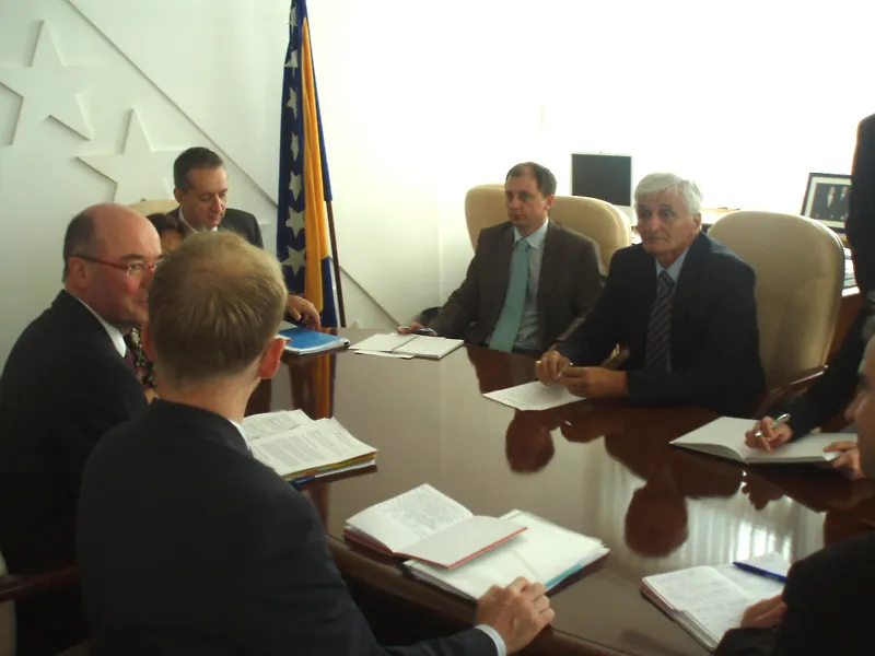 Chairman of Council of Ministers of B-H Talks with EUROSTAT Representatives