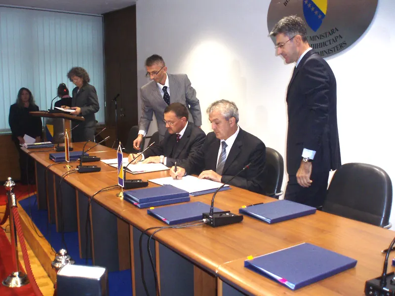 Potpisan Sporazum o finansijskoj saradnji   Vijeća ministara BIH  i Vlade SR Njemačke za 2008.