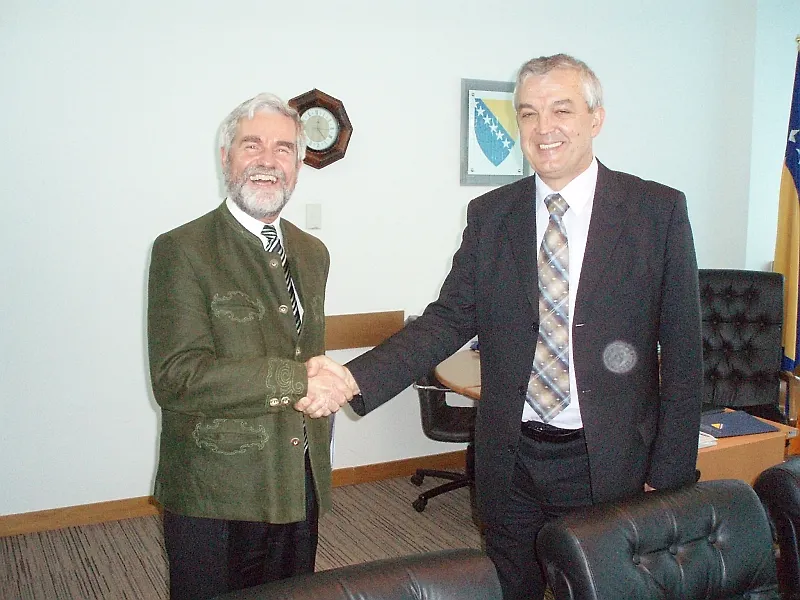 Министар Вранкић примио у наступну посјету  аустријског амбасадора Кöцка