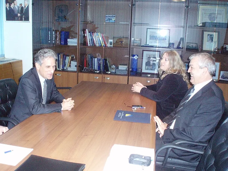 Zamjenik predsjedatelja VM i ministar financija i trezora Dragan Vrankić  razgovarao s  veleposlanikom R. Italije u BiH 