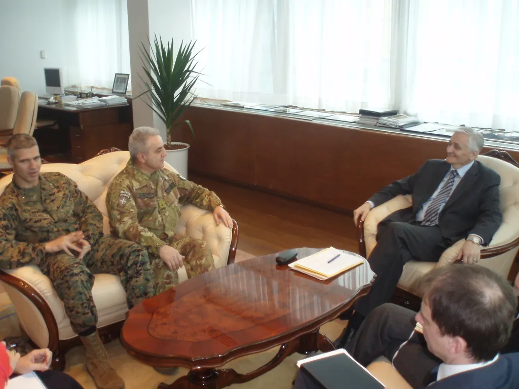 Predsjedatelj  Vijeća  ministara primio zapovjednika  NATO Stožera u Sarajevu