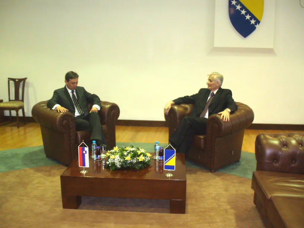 Susret predsjedavajućeg VM BiH Nikole Špirića s predsjednikom Vlade R Slovenije Borutom Pahorom