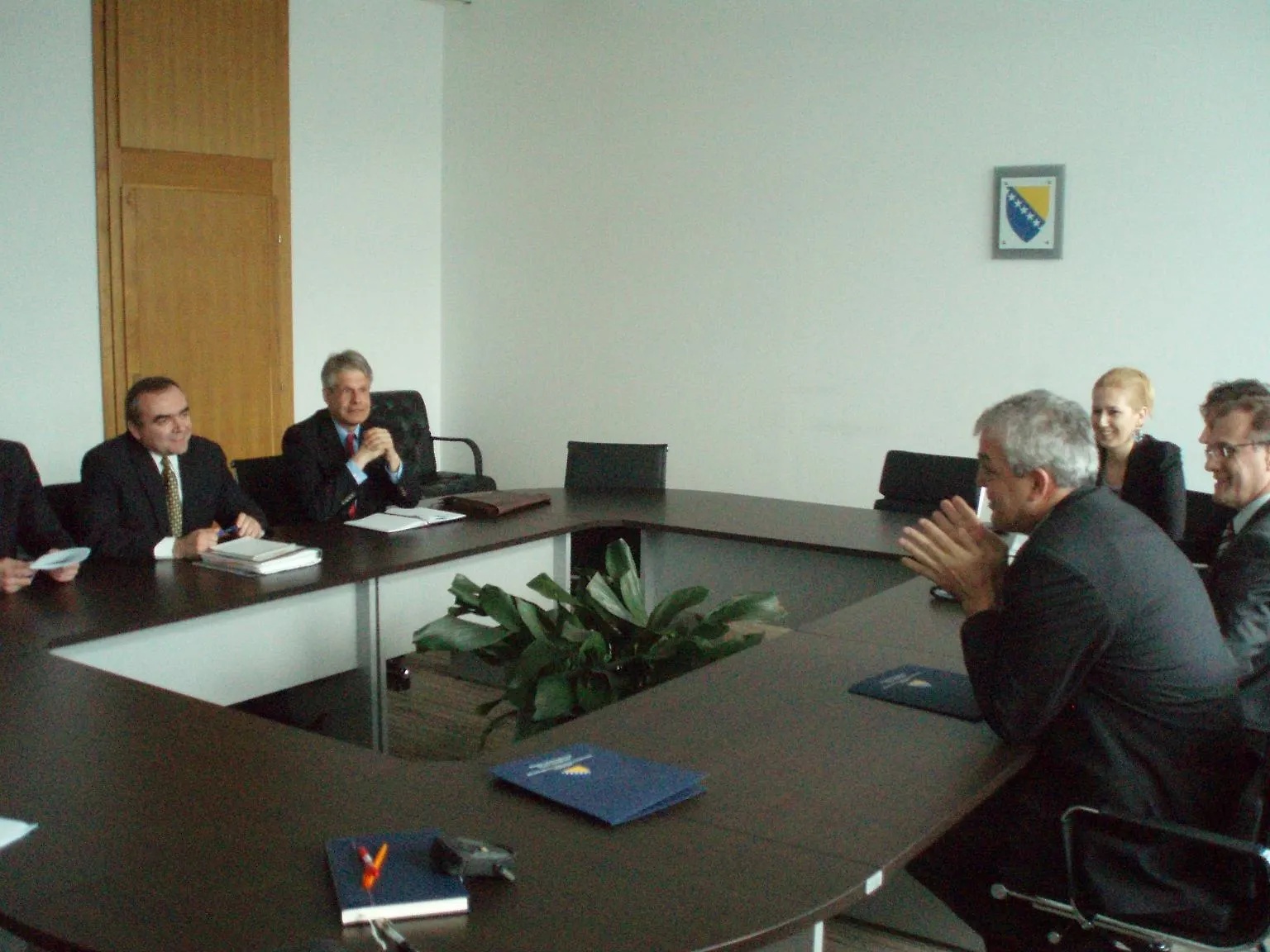 Министар   Вранкић  примио  делегацију ИМФ-а на челу са шефом Мисије за БиХ   Христоуом