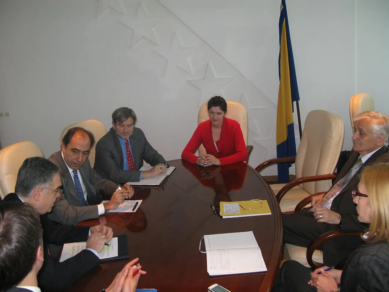 Predsjedatelj VM razgovarao sa voditeljem izaslanstva EU i veleposlanicima SAD,  Španjolske i Norveške 