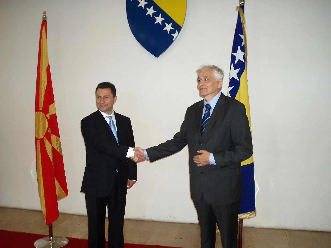 Predsjedavajući VM BiH Špirić razgovarao sa makedonskim predsjednikom Vlade Gruevskim