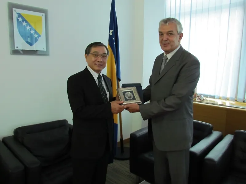 Министар Вранкић – амбасадор Јапана у БиХ Мотаи: опроштајни сусрет