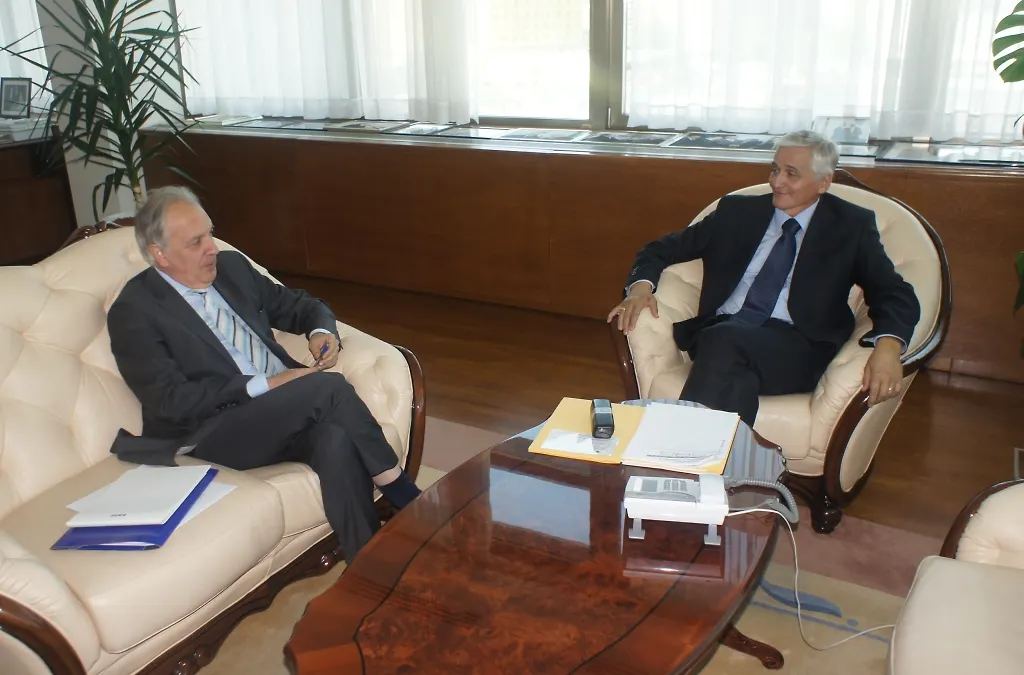 Chairman of Council of Ministers of B-H Talks with Ambassador of Serbia