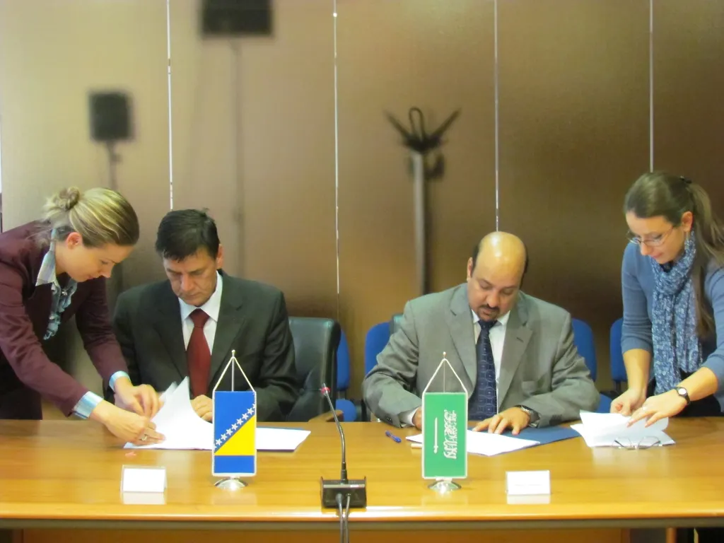 Parafiran Ugovor  između BiH i Kraljevine Saudijske Arabije  o izbjegavanju dvostrukog oporezivanja