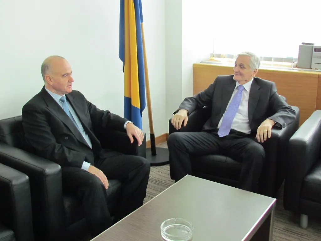 Minister Špirić Receives Ambassador of Croatia