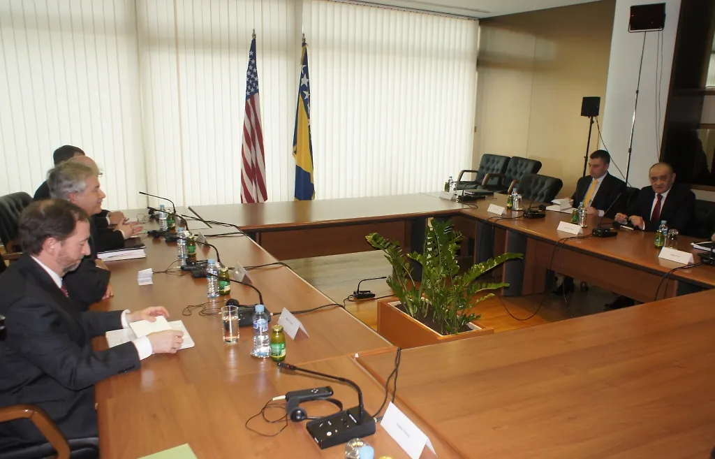 Chairman of Council of Ministers of BIH Talks with Deputy U.S. Secretary of State William J. Burns