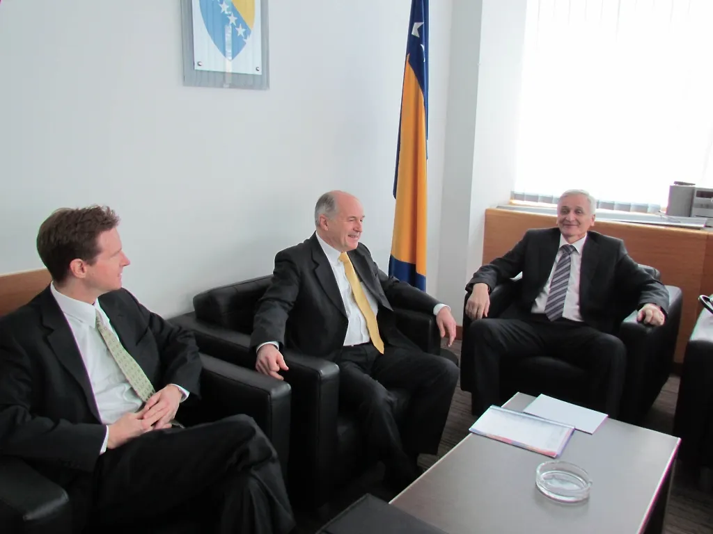 Minister Špirić Receives High Representative and British Ambassador