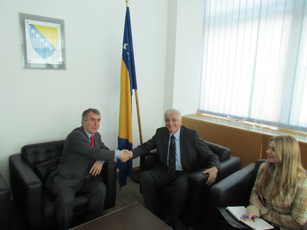 Minister Špirić Receives Ambassador of Greece in BIH