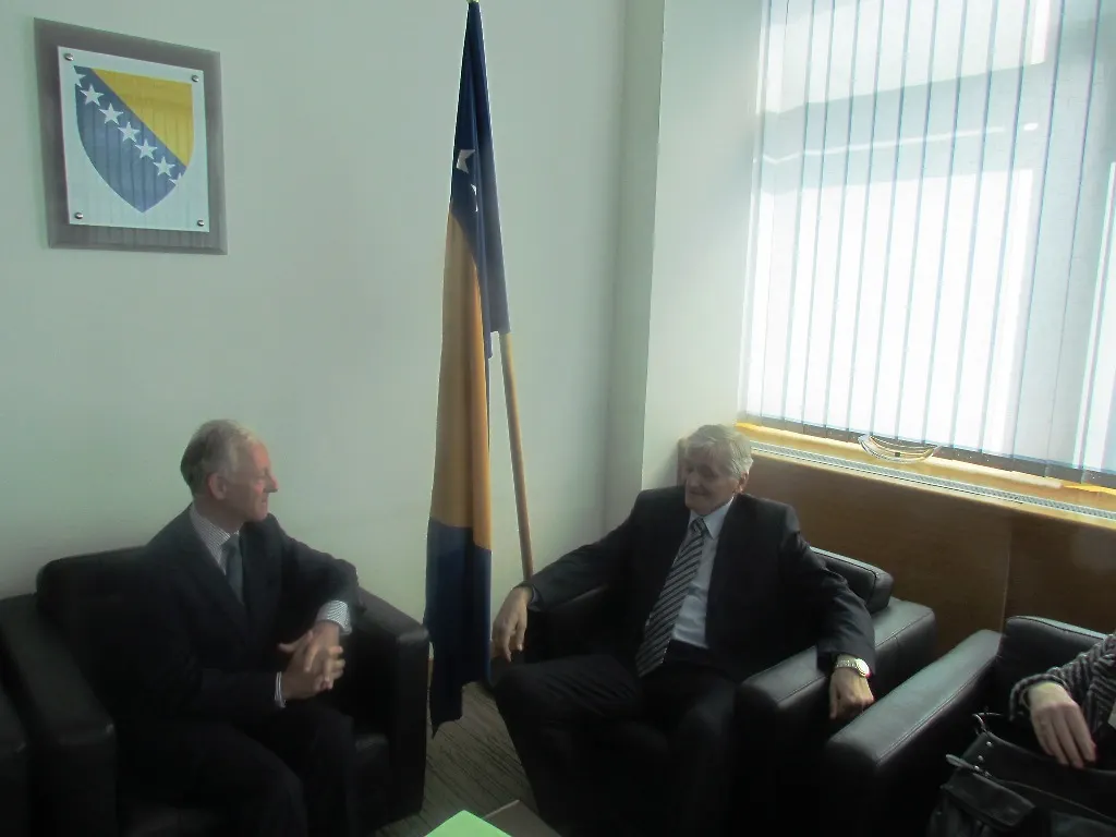 Minister Špirić Receives Ambassador of France in BIH

