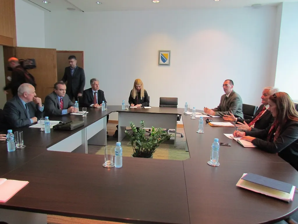 Minister Špirić Talks with EU and IMF Representatives