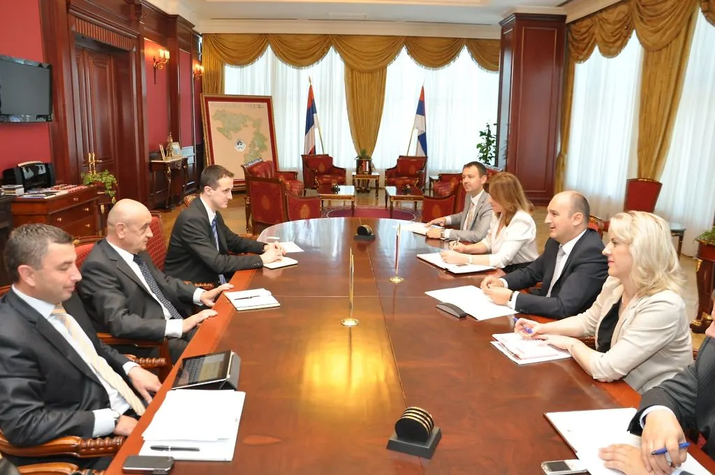 Susret predsjedavajućeg  VM BiH Bevande i premijera RS Džombića u Banjoj Luci