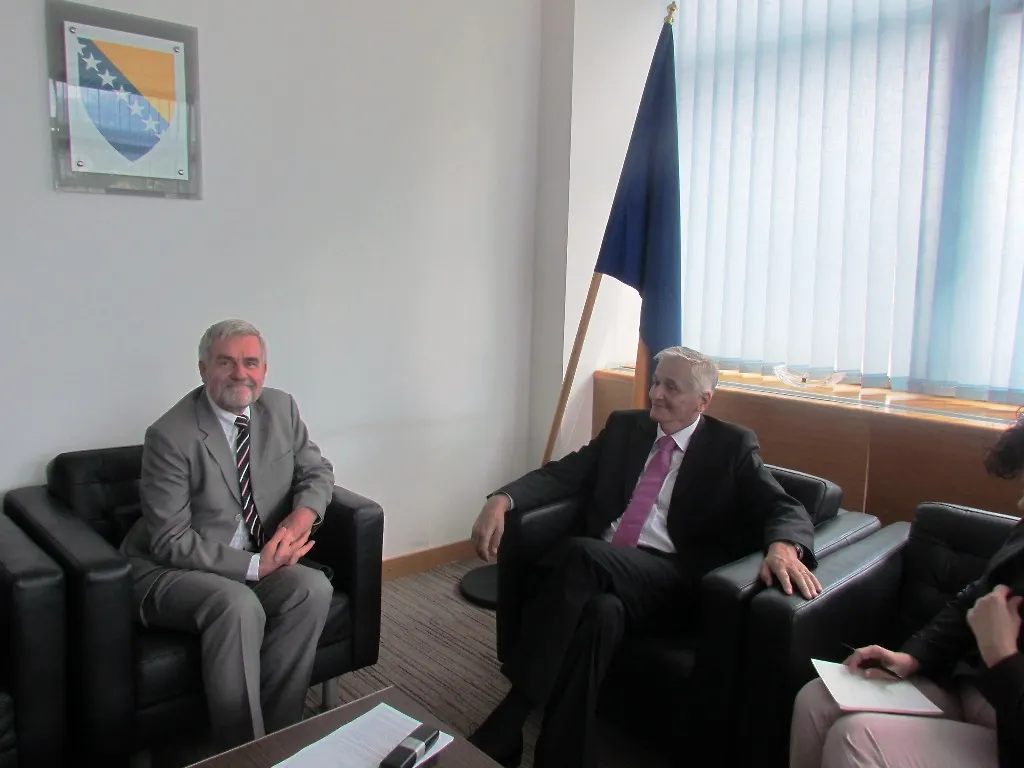 Minister Špirić Receives Ambassador of Austria