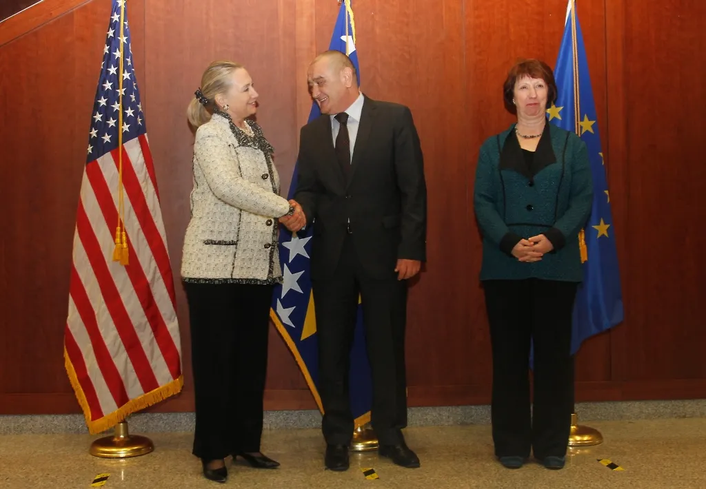 Chairman Bevanda Talks with US Secretary of State Clinton 
and EU High Representative for Foreign Policy Ashton
