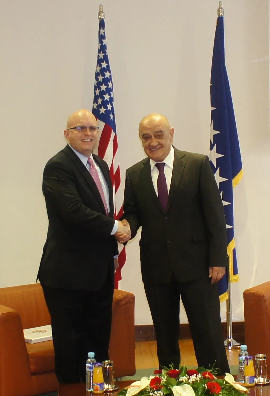 Deputy Assistant secretary of State Reeker Conveys Support of Secretary of State Hillary Clinton to Chairman Bevanda