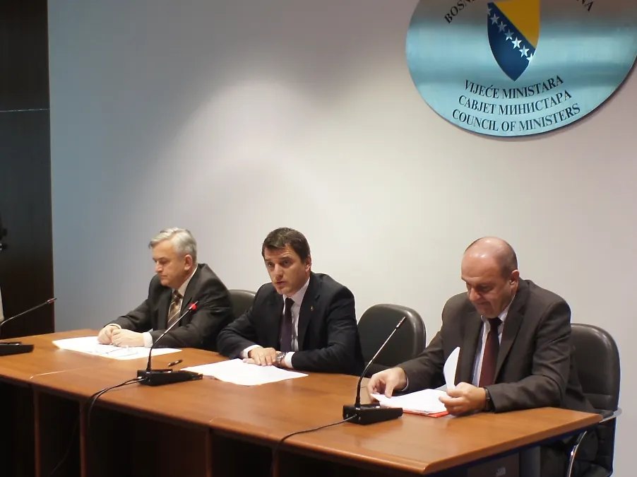 Ministar Hadžić s entitetskim ministrima prometa i veza