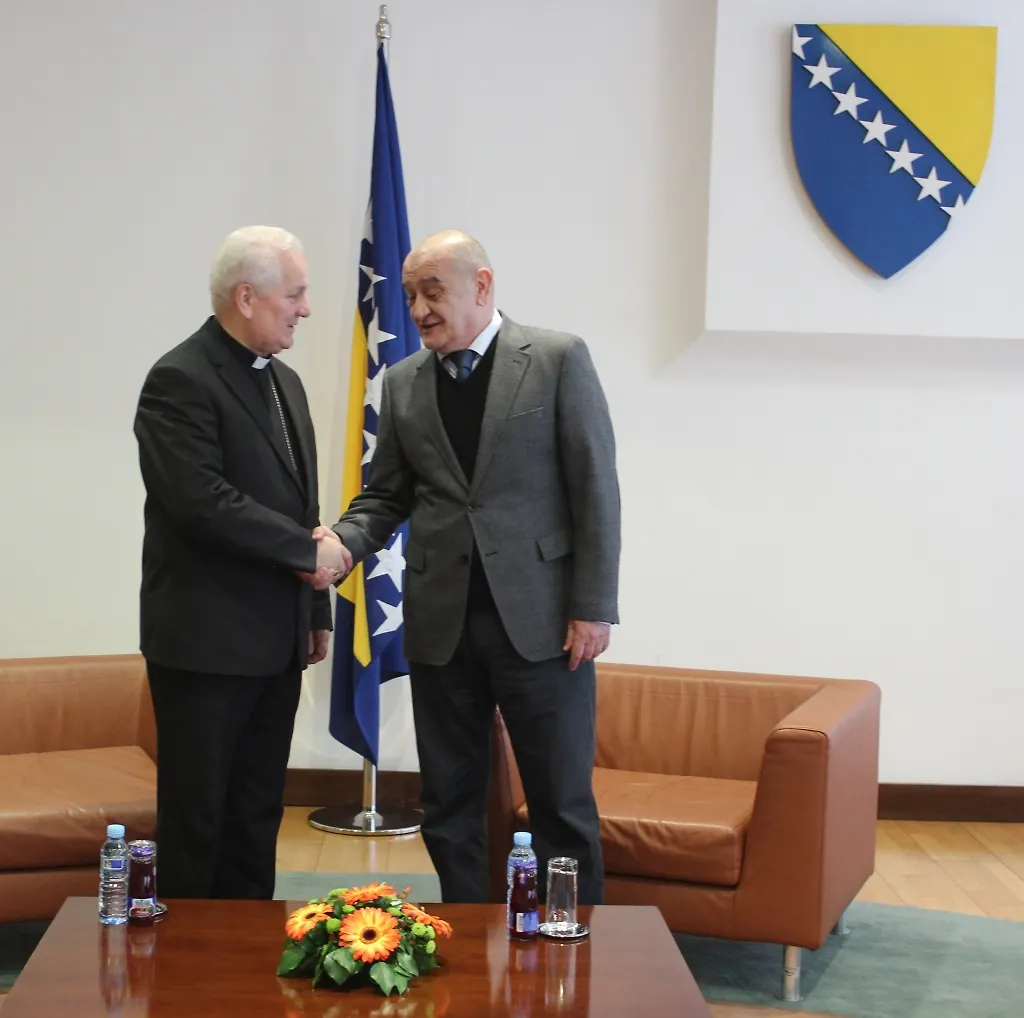 Chairman Bevanda with Delegation of Bishops’ Conference of BIH