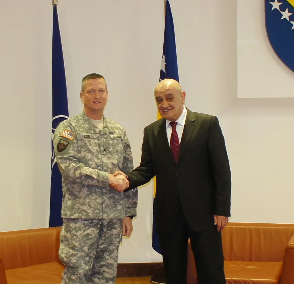 Chairman Bevanda Talked with Sarajevo NATO HQ Commander