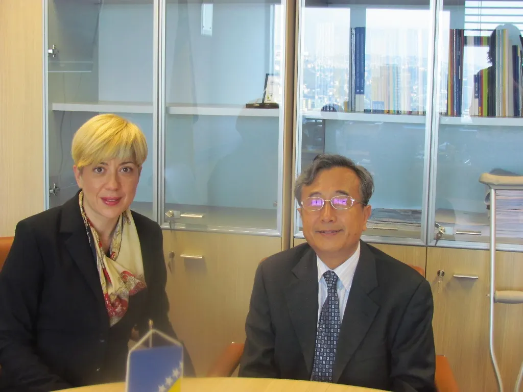 Замјеница министра Едита Ђапо разговарала са
амбасадором Јапана у БиХ
