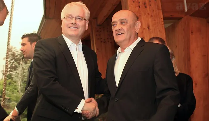 Meeting of Chairman Bevanda  and President Josipović