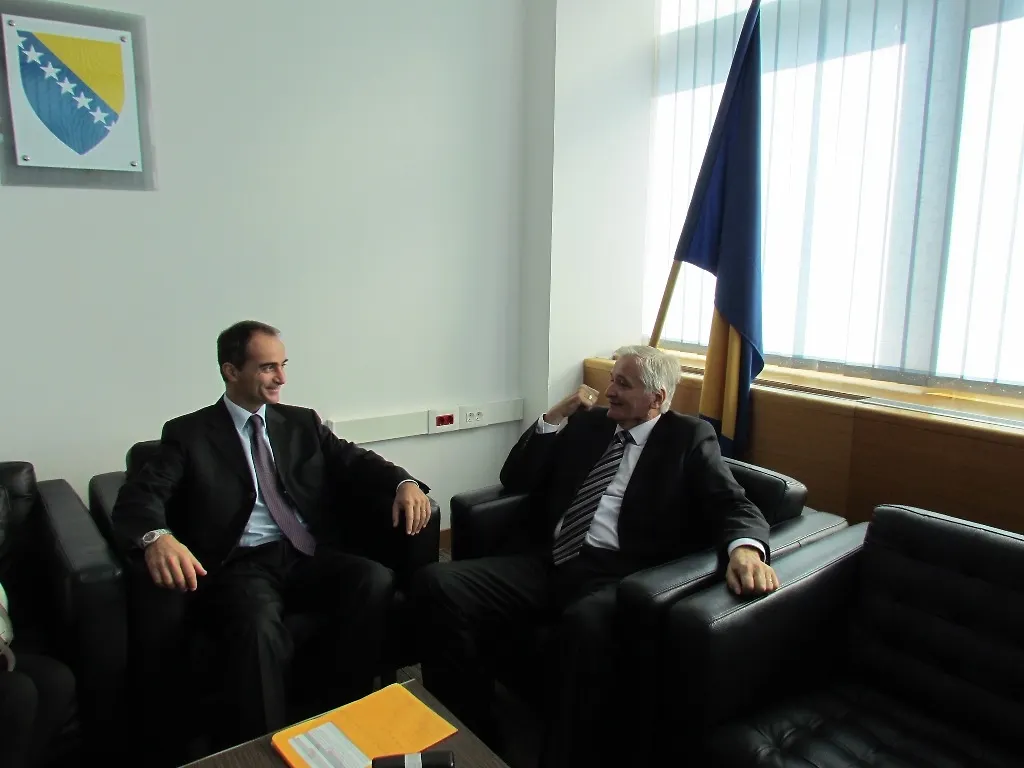 Министар Шпирић разговарао са амбасадором Италије у БиХ  