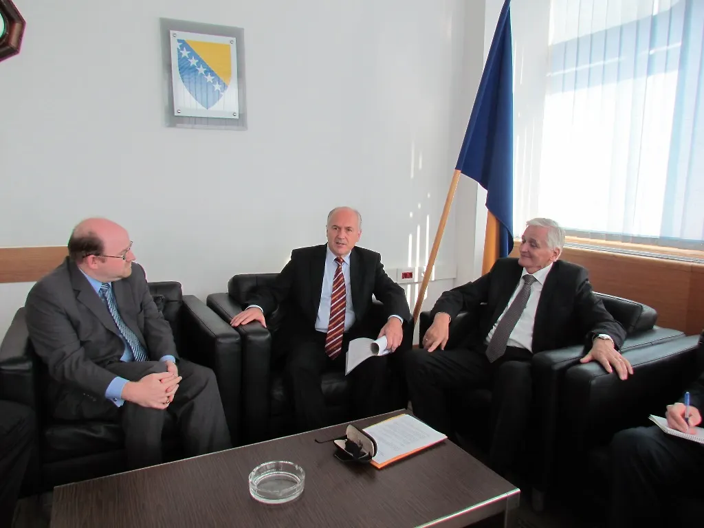 Minister Špirić Receives in Introductory Visit First Deputy High Representative in BIH