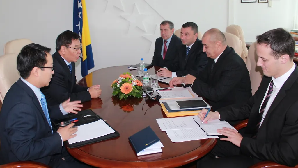 Chairman Bevanda with Ambassadors of Romania and People’s Republic of China