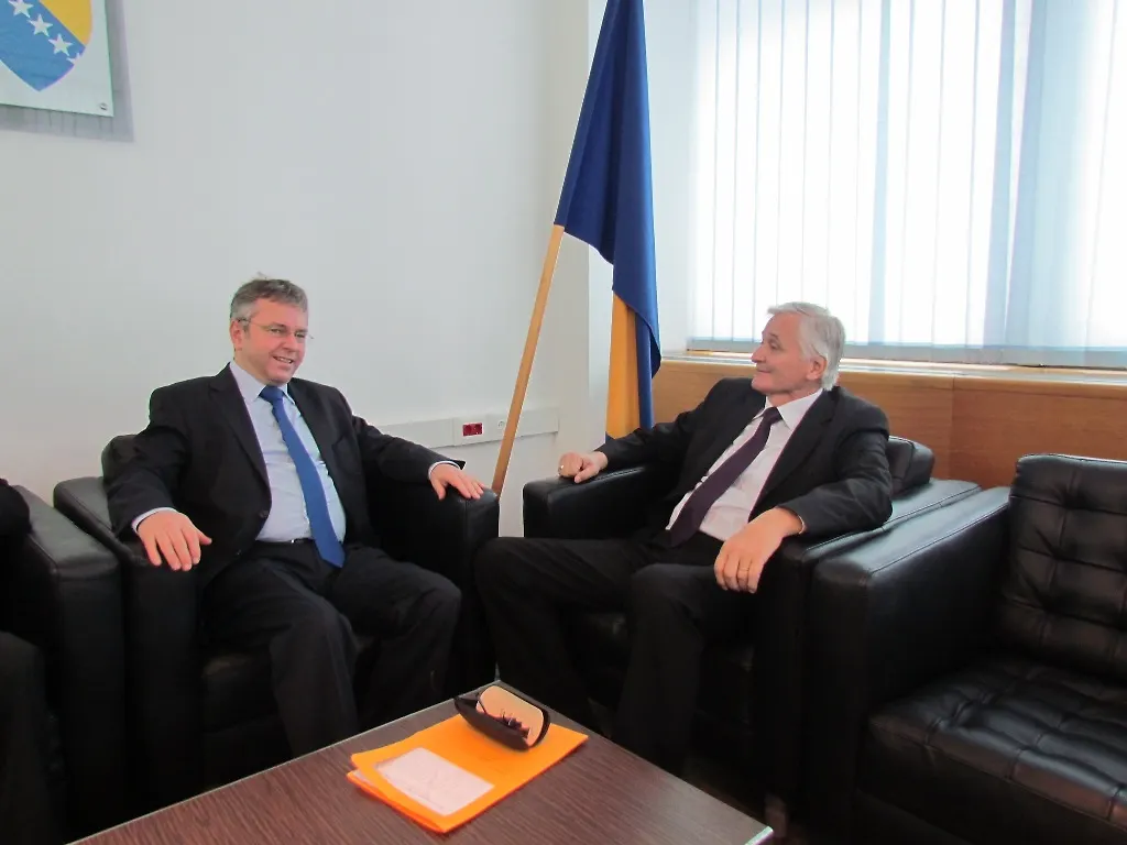 Minister Špirić Receives Ambassador of Slovenia in BIH
