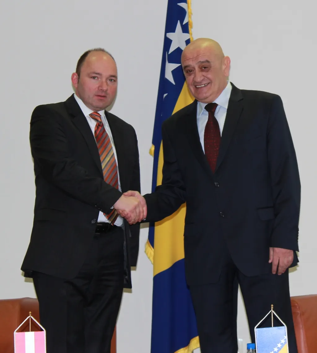 Chairman Bevanda with Ambassador Pammer