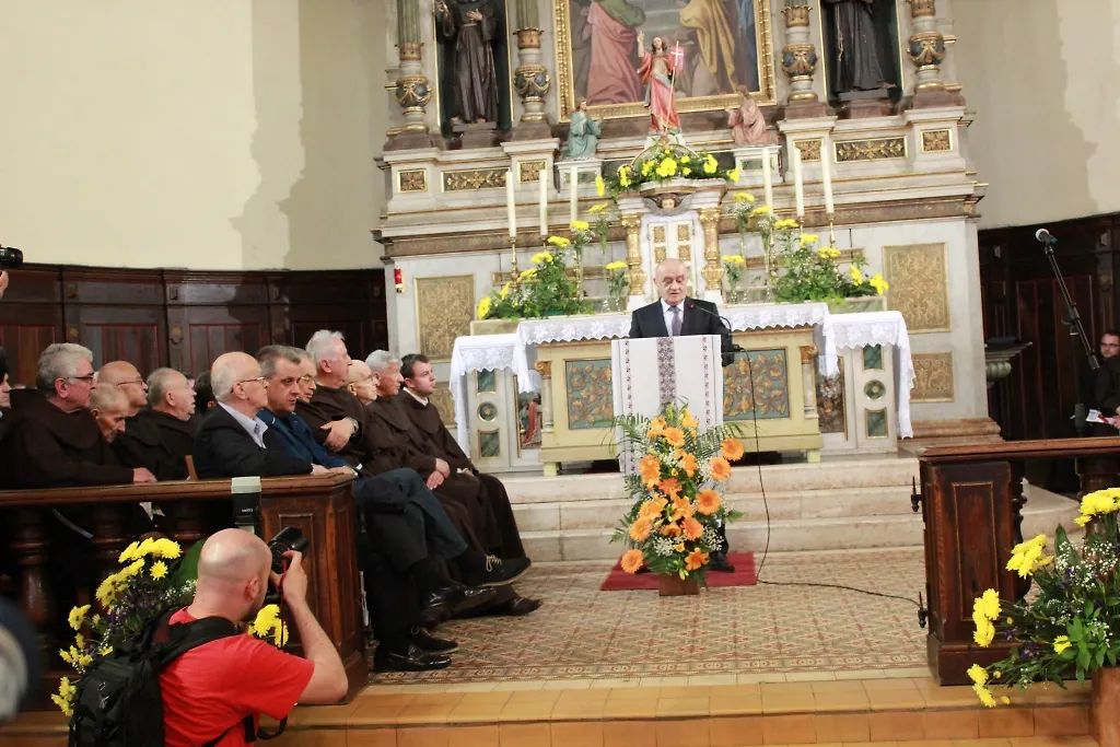 Obraćanje predsjedavajućeg Bevande na otvaranju Muzej samostana u Fojnici
