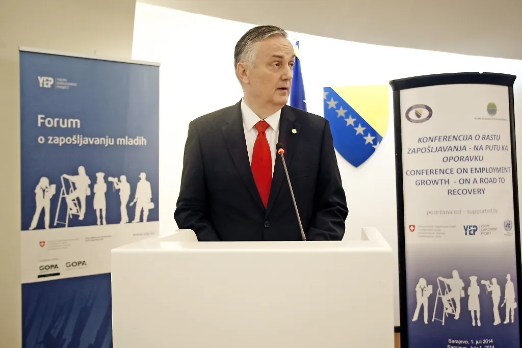 Dr. Lagumdzija – Conference on employment growth – on a road to recovery: In the centre of this new era are no longer the work, nor raw materials and capital, but knowledge