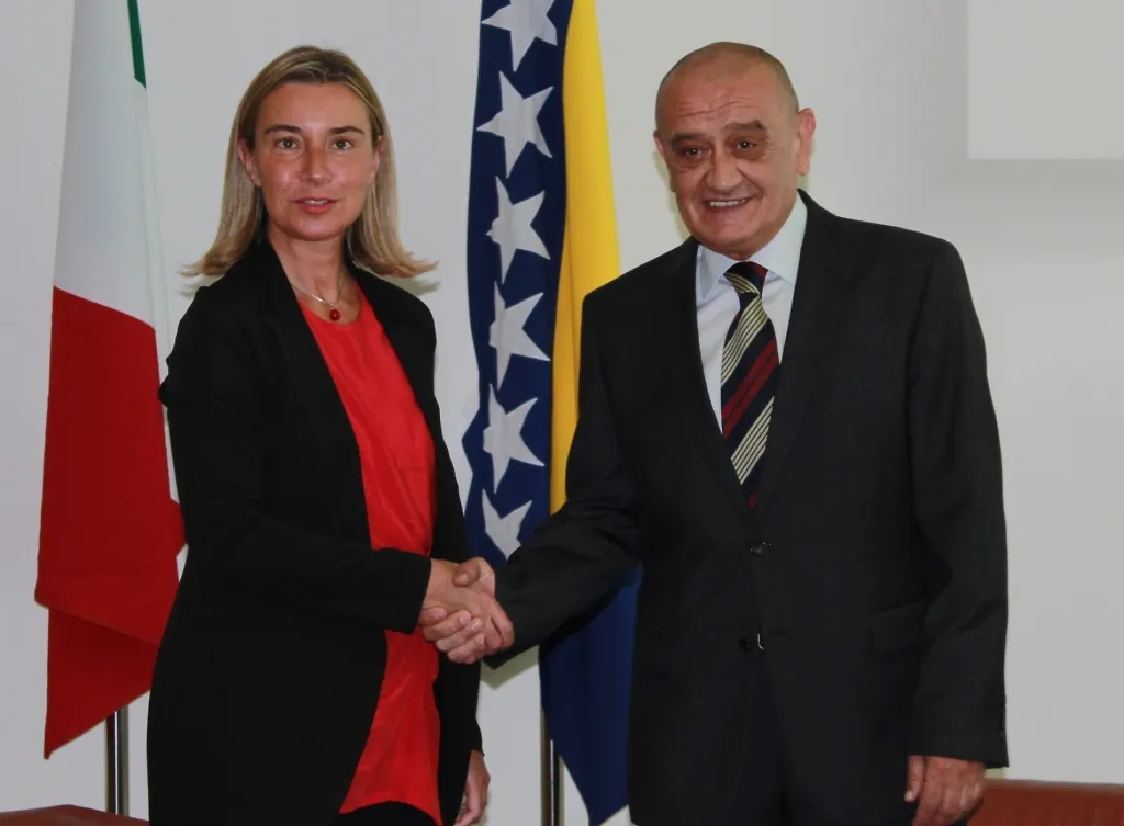 Chairman Bevanda Talks with Minister Mogherini